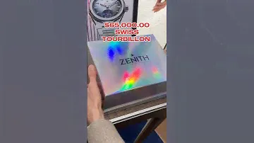 $65,000.00 SWISS TOURBILLON: Zenith Defy Skyline Tourbillon Felipe Pantone, true #hautehorlogerie