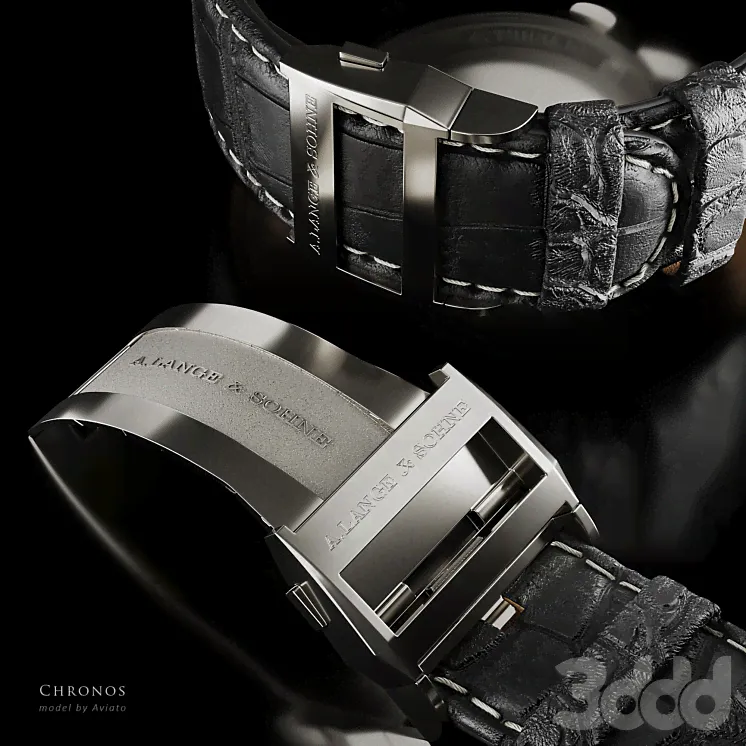 Chronos - Часы - 3D модель-4
