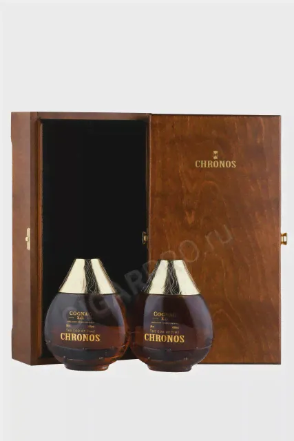 Chronos XO Коньяк Хронос ХО 0.7л 2 бутылки в подарочной упаковке-3