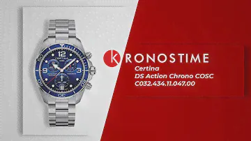 Обзор часов Certina DS Action Chrono COSC C032.434.11.047.00 (C0324341104700) - KronosTime.RU