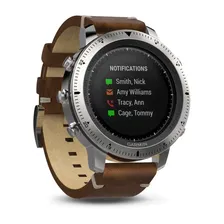 Умные часы Garmin Fenix Chronos, с кожаным браслетом