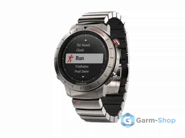 Умные часы титановые с титановым браслетом Garmin Fenix Chronos
