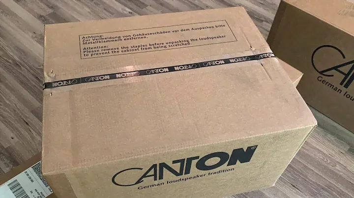 Canton Chrono 505.2 center channel (quick unboxing)