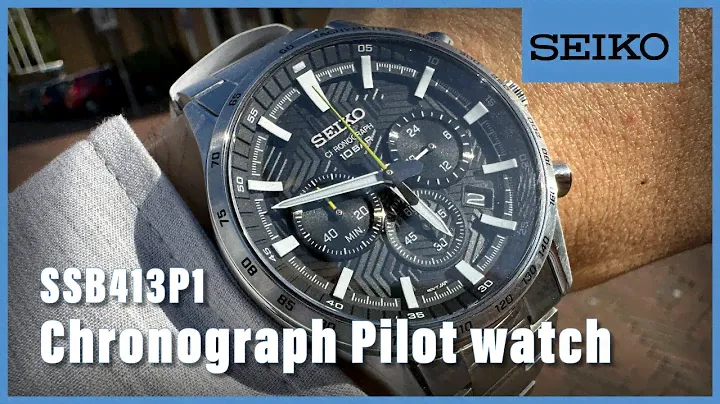 Unboxing The New Seiko SSB413P1