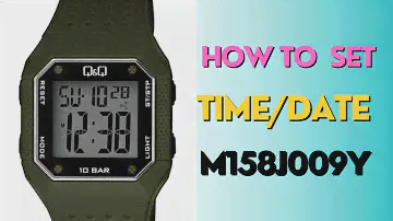 How to Set Time Q&Q M158J009Y
