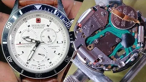 How to repair a Swiss military hanowa watch? Assembly & Disassembly of ISA cal.8171#watches #swiss
