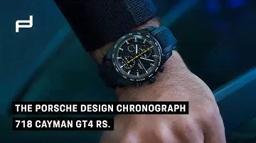 The Porsche Design Chronograph 718 Cayman GT4 RS