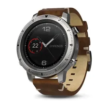 Умные часы Garmin Fenix Chronos, с кожаным браслетом