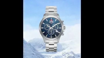 Swiss Military Chronograph JDM Watch #chronographwatch #swisswatches #militarywatch #bluedial