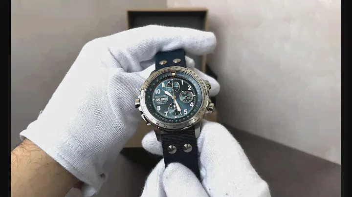Hamilton Khaki Aviation X-Wind Auto Chrono (45mm, Blue, Fabric) H77906940