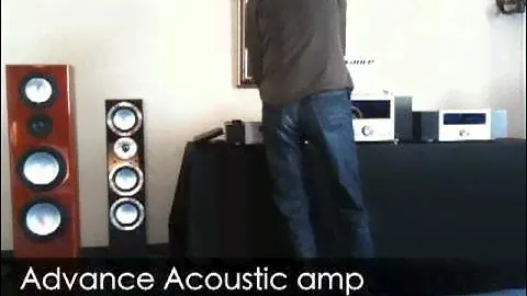 Demo of Advance Acoustic amp + Canton Chrono SL 580 speakers