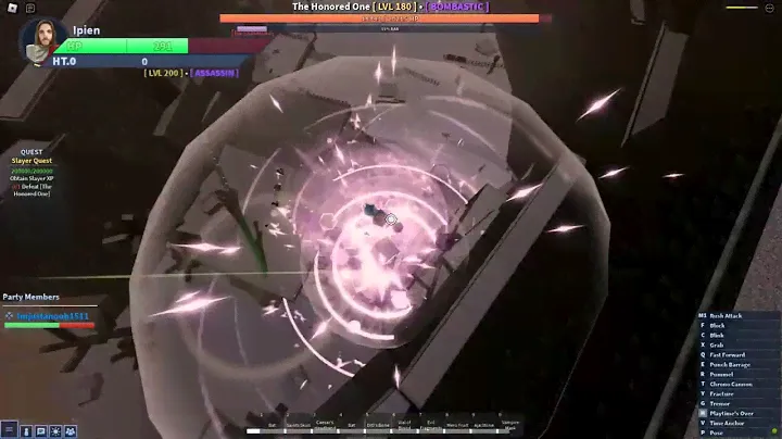 [AUT] Chrono Warden almost one shoted Gojo boss