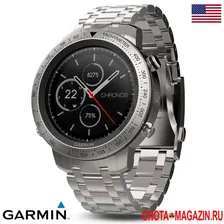 Тактические часы с навигацией GARMIN Fenix Chronos (металлический браслет)