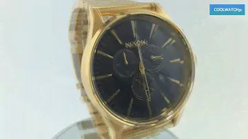 COOLWATCH31 A386-1922 NIXON SENTRY CHRONO GOLD BLUE SUNRAY A3861922 ニクソン セントリー クロノ ゴールド ブルー ver3.0